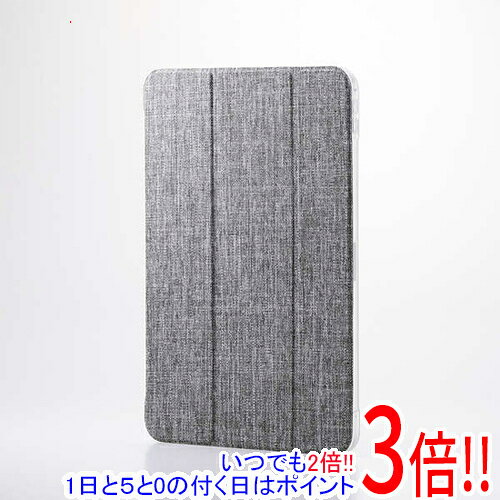 乐天商城 - 【いつでも2倍！1日と5.0のつく日、18日は3倍！】ELECOM 11インチiPad Pro(M4) フラップケース 薄型軽量 ファブリック 背面クリア TB-A25PMWVCGY グレー