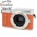 【いつでも2倍!5.0のつく日、18日は3倍!】【中古】Panasonic ミラーレス一眼カメラ LUMIX DC-GF10 ボディ オレンジ 本体のみ