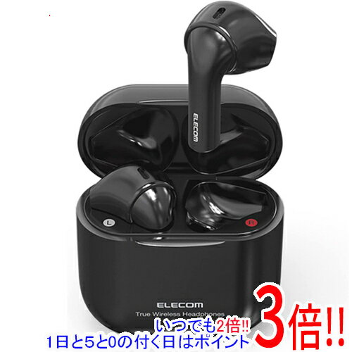 【延長保証対応!!】ELECOM 完全ワイヤレスBluetoothヘッドホン LBT-TWS11BK ブラック