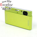 【いつでも2倍!1日と5.0のつく日、18日は3倍!】【中古】SONY製 Cyber-shot DSC-T77 グリーン 1010万画素 訳あり