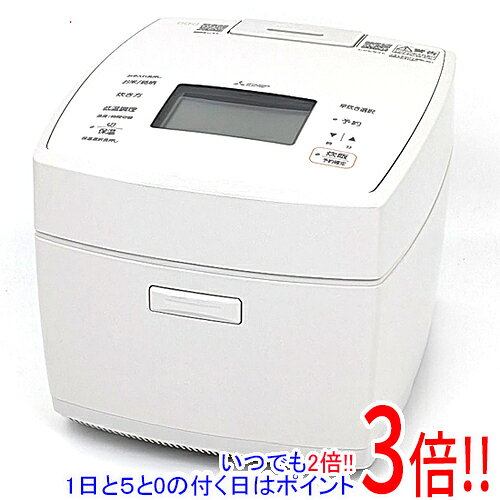 【延長保証対応!!】【新品(開封のみ)】 三菱電機 IHジャー炊飯器 備長炭 炭炊釜 5.5合炊き NJ-VS10J-W 白亜麻