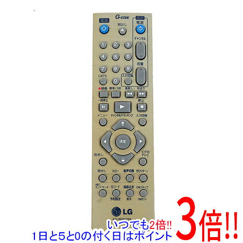 【いつでも2倍！1日と5.0のつく日、18日は3倍！】【中古】LGエレクトロニクス ビデ...
