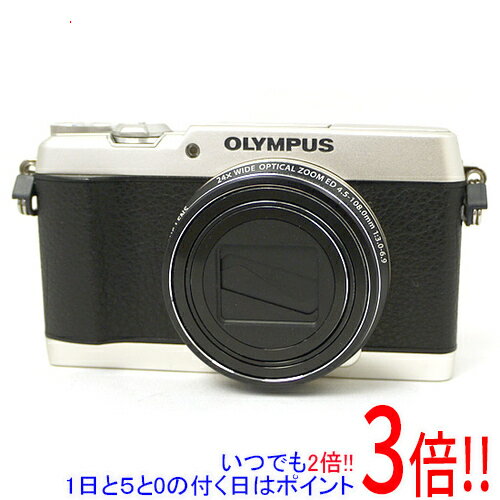 【いつでも2倍！5．0のつく日は3倍！1日も18日も3倍！】【中古】OLYMPUS デジカメ OLYMPUS STYLUS SH-1 シルバー