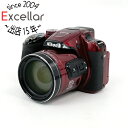【中古】Nikon製 デジカメ COOLPIX P610 レッド/1605万画素(2)