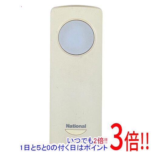 商品名【中古】National 照明器具用リモコン送信器(2CH) ON/OFF切替用 HK9339商品状態動作確認済みの中古品です。※中古品のため、使用感や傷、汚れ等がある場合がございます。日焼けによる色あせが少々ございます。※外観上の変色であり、商品自体の機能には影響ございません。型番HK9339仕様寸法（mm）：幅46＆#215;長さ126＆#215;高さ20適合機種：ツインPaプルスイッチR、HfインバータプルレスR、リモコン切替可能型［蛍光灯器具］、スリムプルレスR、インバータプルレス（段調光型）HK9339付属品※付属品なし。本体のみとなります。ご確認後、ご検討お願い致します。その他※掲載画像は代表画像です。実際の商品と細部が異なる場合がございますので、商品状態につきましては表記の内容をご確認ください。※返品についてはこちらをご覧ください。　