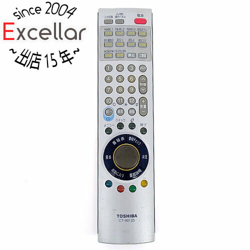 【いつでも2倍!5.0のつく日、18日は3倍!】【中古】TOSHIBA テレビリモコン CT-90125