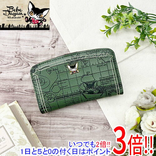 乐天商城 - 【いつでも2倍！1日と5.0のつく日、18日は3倍！】【新品(開封のみ)】 ベベダヤン BebeDayan コンパスローズ RF札入れ BB5-1782 グリーン