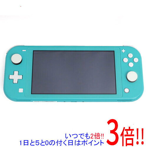商品名【中古】任天堂 Nintendo Switch Lite(ニンテンドースイッチ ライト) HDH-S-BAZAA ターコイズ 本体のみ 本体いたみ商品状態動作確認済みの中古品です。※スティックのゴムが擦り切れています。※中古品ですので、傷、汚れ等ある場合がございます。ご理解の上、ご検討お願いします。商品説明小さく、軽く、持ち運びやすい。携帯専用のNintendo Switch。「Nintendo Switch Lite」は、「Nintendo Switch」の新しい仲間で、コントローラーを本体と一体化させることで、小さく、軽く、持ち運びやすくなった、携帯専用のゲーム機です。 携帯専用なので、テレビに画面を出力して遊ぶことはできませんが、Nintendo Switchの携帯モードでプレイできるすべての「Nintendo Switch(※)」ソフトがお楽しみいただけます。※「携帯モード」に対応したソフトでも、Joy-Conの機能(HD振動、モーションIRカメラ、Joy-Con内蔵のモーションセンサー)を利用するソフトは、Joy-Conをお持ちでない場合、遊びかたに制限のある場合がございます。商品名Nintendo Switch Lite [ターコイズ]型番HDH-S-BAZAA仕様[スペック]タイプ 携帯ゲーム機ストレージ容量 32GB入出力端子 USB Type-C端子 x1/ヘッドホンマイク端子×1/microSD・microSDHC・microSDXCメモリーカードx1ディスプレイサイズ 5.5インチオンライン対応 ○[サイズ・重量]サイズ 縦91.1mm×横208mm×厚さ13.9mm※最大の厚さは28.4mm重量 約275g[カラー]カラー ターコイズ付属品※付属品なし。本体のみとなります。ご確認後、ご検討お願い致します。その他※掲載画像は代表画像です。実際の商品と細部が異なる場合がございますので、商品状態につきましては表記の内容をご確認ください。※返品についてはこちらをご覧ください。　
