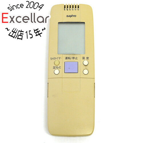 商品名【中古】SANYO製 エアコンリモコン RCS-GA1DE商品状態 動作確認済の中古品です。※本体が日焼けしております。※中古品ですので、傷、汚れがございます。ご理解の上、ご検討お願いします。 商品名 エアコンリモコン 型番 RCS-GA1DE 付属品 ※付属品なし。本体のみとなります。ご確認後、ご検討お願い致します。 その他 ※商品の画像はイメージです。その他たくさんの魅力ある商品を出品しております。ぜひ、見て行ってください。※返品についてはこちらをご覧ください。　