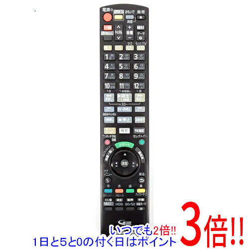【いつでも2倍！1日と5.0のつく日、18日は3倍！】【中古】Panasonic BD/DVDレコーダー用リモコン N2QAYB000994