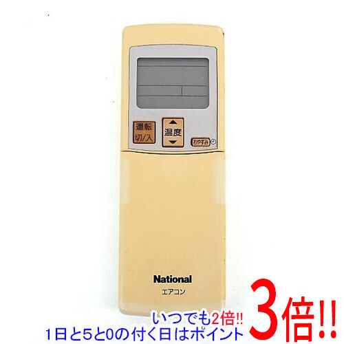 乐天商城 - 【いつでも2倍！1日と5.0のつく日、18日は3倍！】【中古】National エアコンリモコン A75C3030 本体いたみ