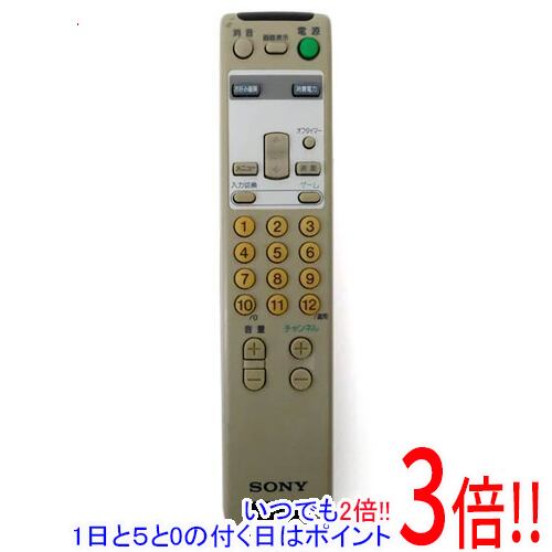 乐天商城 - 【いつでも2倍！1日と5.0のつく日、18日は3倍！】【中古】SONY テレビ用リモコン RM-J238