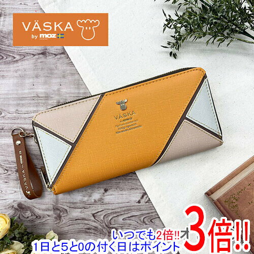 乐天商城 - 【いつでも2倍！1日と5.0のつく日、18日は3倍！】【新品(開封のみ)】 VASKA by moz シェリー ラウンドファスナー長財布 VS-0481 オレンジ