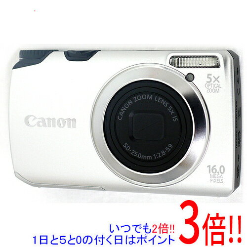 エクセラー3号館 楽天市場店の【いつでも2倍!1日と5.0のつく日、18日は3倍!】【中古】Canon製 PowerShot A3300 IS シルバー 1600万画素|詳細画像