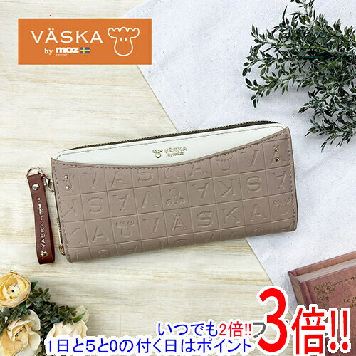 乐天商城 - 【いつでも2倍！1日と5.0のつく日、18日は3倍！】【新品(開封のみ)】 VASKA by moz ニコル ラウンドファスナー長財布 VS-0471 ブラウン