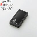 【いつでも2倍！5．0のつく日は3倍！1日も18日も3倍！】ELECOM SD/microSDカードケース プラスチックタイプ CMC-SDCPP12BK