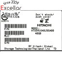 【いつでも2倍!5.0のつく日、18日は3倍!】HITACHI ノート用HDD 2.5inch HTS541640J9SA00 40G(2)
