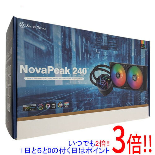SILVERSTONE 水冷クーラー NovaPeak SST-NP240-ARGB