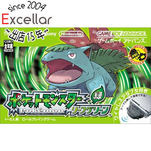 【いつでも2倍!5.0のつく日、18日は3倍!】【中古】ポケットモンスターリーフグリーン (ワイヤレスアダプタ同梱) GBA 【いつでも2倍!5.0のつく日、18日は3倍!】【中古】ポケットモンスターリーフグリーン (ワイヤレスアダプタ同梱) GBA