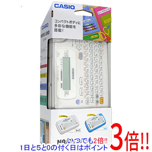 【延長保証対応!!】【新品(箱きず・やぶれ)】 CASIO ラベルライター ネームランド KL-P40-WE