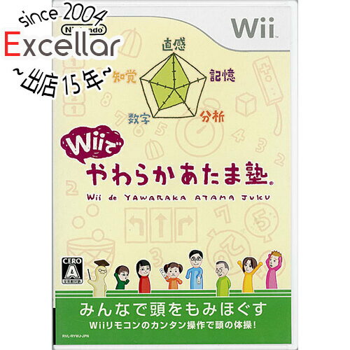 【いつでも2倍！5．0のつく日は3倍！1日も18日も3倍！】【中古】Wiiでやわらかあたま塾 Wii ディスク傷