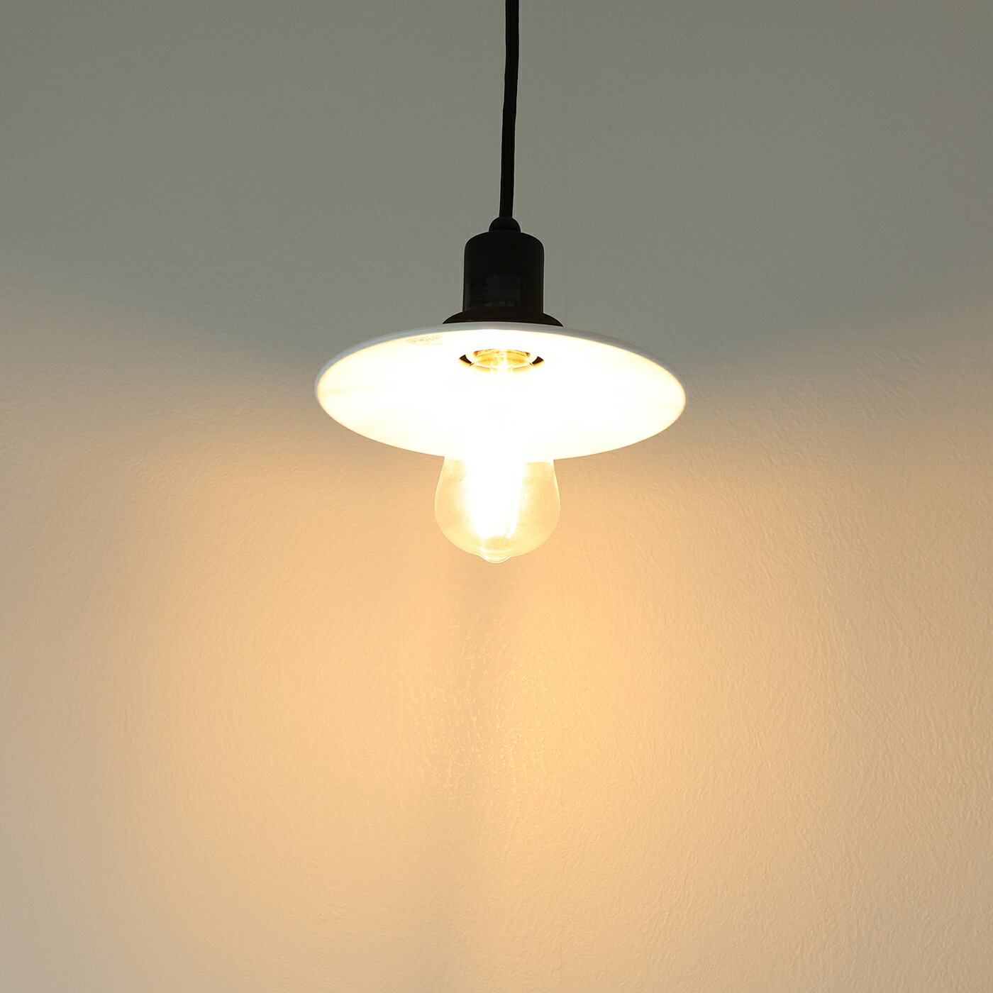 樂天商城 - ペンダントライト 天井照明 後藤照明 アルミシェード ホワイト 電球付き LED レトロデザイン ダイニング リビング トイレ