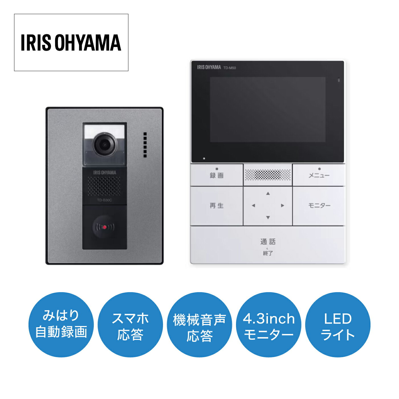 �����ꥹ������� �ƥ�ӥɥ��ۥ� ��ưϿ�� ���� ���ޥ�Ϣ�� 4.3�������˥��� TD-SM5030CT-BSH