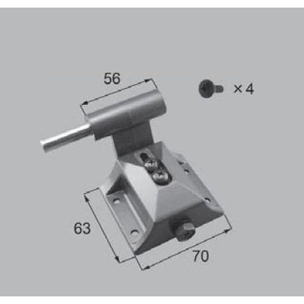 ■送料込み 新日軽 エクステリア 補修部品 門扉 持ち送り 75 角門柱用ヒンジ( 上) 持ち送り( 調整金具) 8H192A