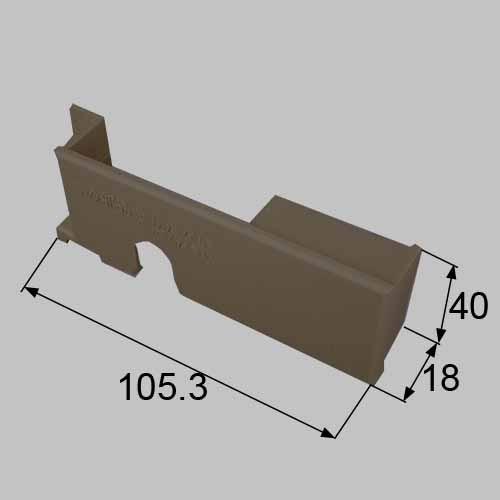 ■HACU127B 送料込み LIXIL リクシル トステム シャッター 窓用シャッター ロックカバー HACU127B