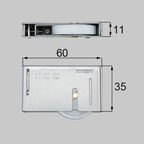 ■MDP692A 送料込み LIXIL リクシル トステム 室内引戸 戸車 平戸車 MDP692A