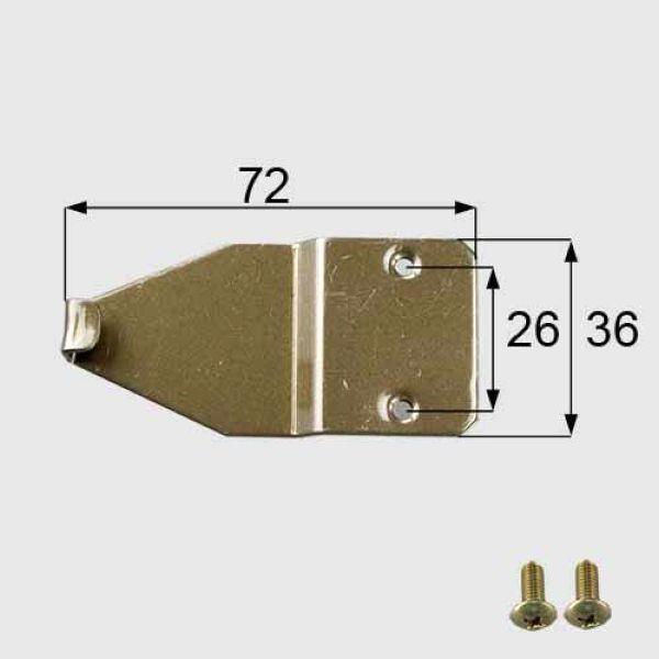 ■NETSA00037 送料込み LIXIL リクシル トステム 窓(サッシ) 引違い錠 錠(クレセント)受け 三角形状 ク..