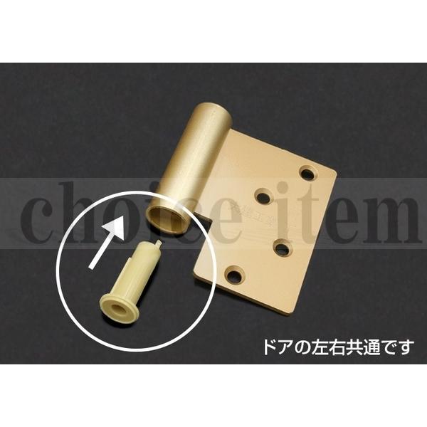 送料無料 ダイケン 室内ドア 開き戸 丁番 ドア丁番 軸受 下・中用 ゴールド 品番：PQDDK4SSG この商品について 2014年6月 製造中止品のメンテナンス部材です 開き戸 扉側下用の丁番に埋込まれてる樹脂製の軸で、枠側の軸を差込むための穴が開いてます。ゴールド色です。 3枚吊タイプの真中用もこの軸受です。 商品仕様 商品名 ドア丁番 軸受 下・中用 ゴールド 品番 PQDDK4SSG 取付可能製品期間 RIII2000年12月〜2014年6月 梱包内容 軸受×1 備考