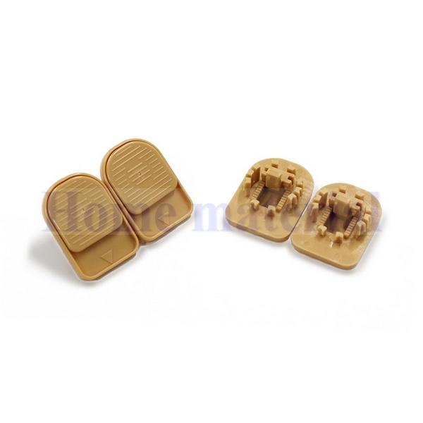 ■在庫有 送料無料 ダイケン 室内ドア 引戸 吊戸 調整式方立モヘアキャップ【指調整】（4個入）A色 品番：PQHMHCA