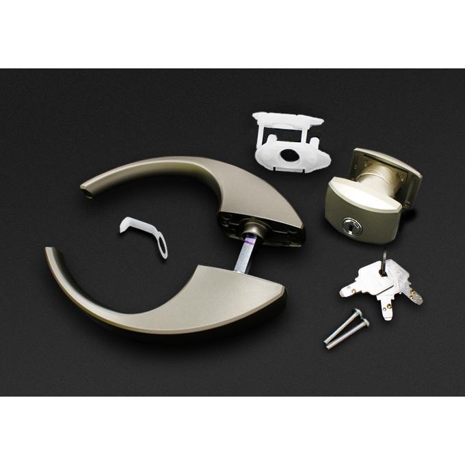 ○送料無料 ダイケン 室内ドア 開き戸 セパレートタイプ レバーハンドルセット 84デザイン 簡易シリンダー錠 Tシルバー 品番：VAA844ZTF (後継品 VAA854ZTF )