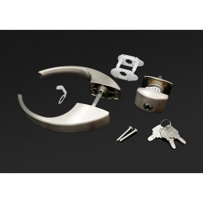 ■送料無料 ダイケン 室内ドア 開き戸 セパレートタイプ レバーハンドルセット 85デザイン 簡易シリンダー錠 サテンニッケル 品番：VAA854ZNF