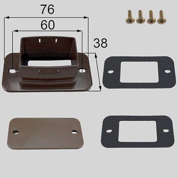 ■WTAB001 送料込み LIXIL リクシル トステム エクステリア カーポート 雨樋 アタッチメント 45.5×30用 WTAB001(4.0)