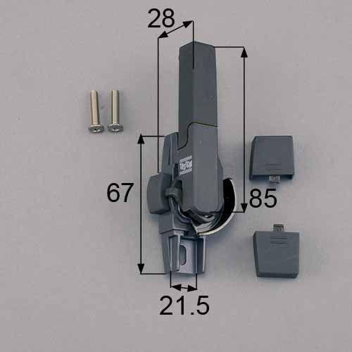 送料無料 LIXIL リクシル トステム 窓（サッシ） 引違い錠 錠（クレセント） 右側用 ネジカバー有り A-03R-BZLW
