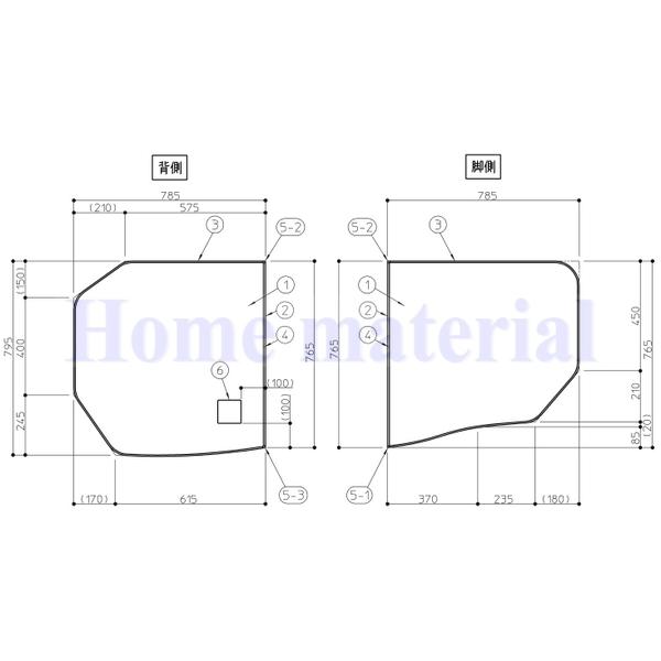 お風呂のふた TOTO 風呂ふた KA160WD ラクかる2枚 AFKKS81088RSAA21W AFKKS81088LSAA21W