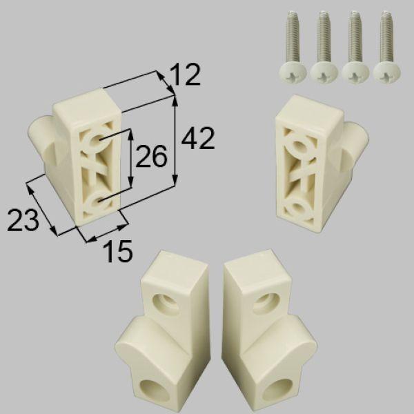 AZWS987 送料込み LIXIL リクシル トステム 窓(サッシ) 横軸回転窓 ストッパー受け部品セット AZWS987 L1 R1 2個入1梱包