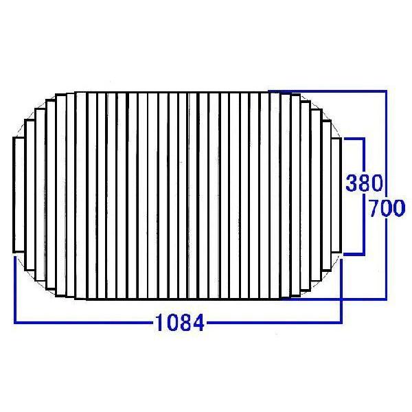 送料無料 お風呂のふた TOTO 風呂ふた シャッター式 巻きふた 外寸：1084×700mm EKK708W3 （品番変更 EKK708W4 ）トト
