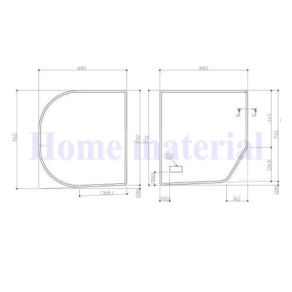 お風呂のふた TOTO 風呂ふた 組みふた バスルーム 新築マンション用 RD ラウンド浴槽 1400用 割フタ（断熱材なし仕様）EKK80059W(L/R)1