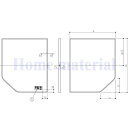 特注受注生産品 送料無料 お風呂のふた TOTO 風呂ふた 組み合わせ式 組みふた 断熱風呂蓋 EKK84130W1 (代替品 AFKK84130W ) 740...