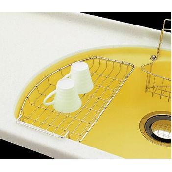 T 送料無料 TOCLAS トクラス (旧ヤマハ）システムキッチン ドルチェ 水切り網カゴ：Lタイプ（Gシンク用..