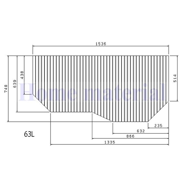 送料無料 お風呂のふた TOCLAS トクラス (旧ヤマハ） 63L （ 品番 ）GFFMADW2AX （品番変更 GFFMADW2A2 ）風呂ふた 巻きふた