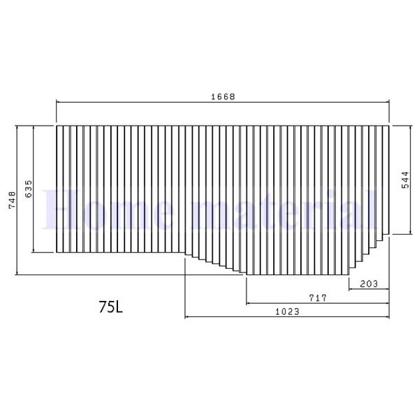 在庫有 お風呂のふた TOCLAS トクラス (旧ヤマハ） 75L （ 品番 ）GFFMALW2XX (代替品 GFFMALW2X1 ) 巻きフタ 風呂ふた 巻きふた