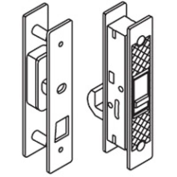 送料無料 YKK エクステリア サンルーム テラス囲い 風除室 錠 召合せ内外締り錠 HH2K6342N