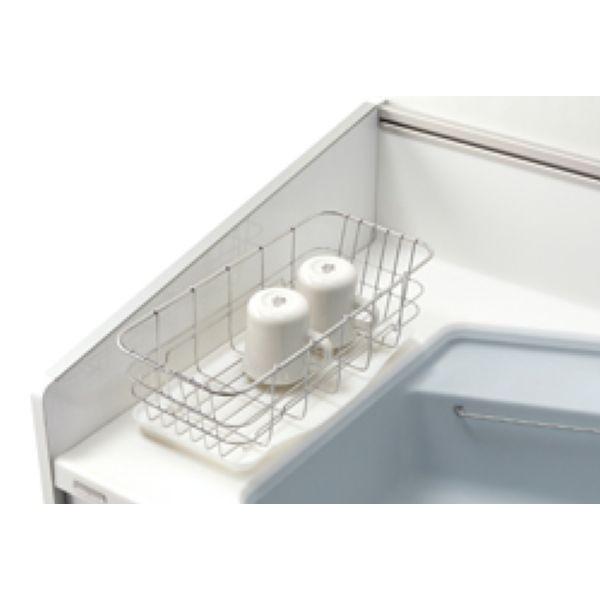 送料無料 トクラス (旧ヤマハ）システムキッチン 水切り網カゴ カウンター上用 水切り網カゴ（深型） GNFM17S (KNFM17S) 後片付けに便利な深型タイプ。トレーが付属しているのでカウンターの上で水切りができます。 水はシンク内に流れます。 寸法：W170mm×D400mm×H119mm (トレー：W170mm×D350mm×H25mm) 材質：ステンレス(トレー：樹脂)