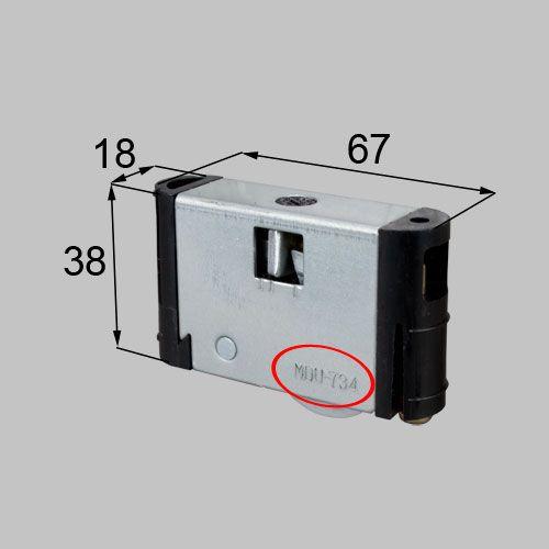 在庫有 LIXIL トステム 室内建具 引戸 調整戸車 MDS192B (代替品 MDU734 ) WLモダン クラシックII GLII FLII GLクラシック リストNO H01-0014（HA-14）