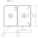 お風呂のふた TOTO 風呂ふた 組み合わせ式 組みふた 外寸:880×680mm PCF1011 #N11 (代替品 PCF1010R)