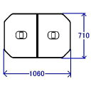 お風呂のふた TOTO 風呂ふた 軽量把手付組み合わせ式 組みふた 外寸:1060×710mm PCF1110N#N11(品番変更PCF1110R#NW1) トト